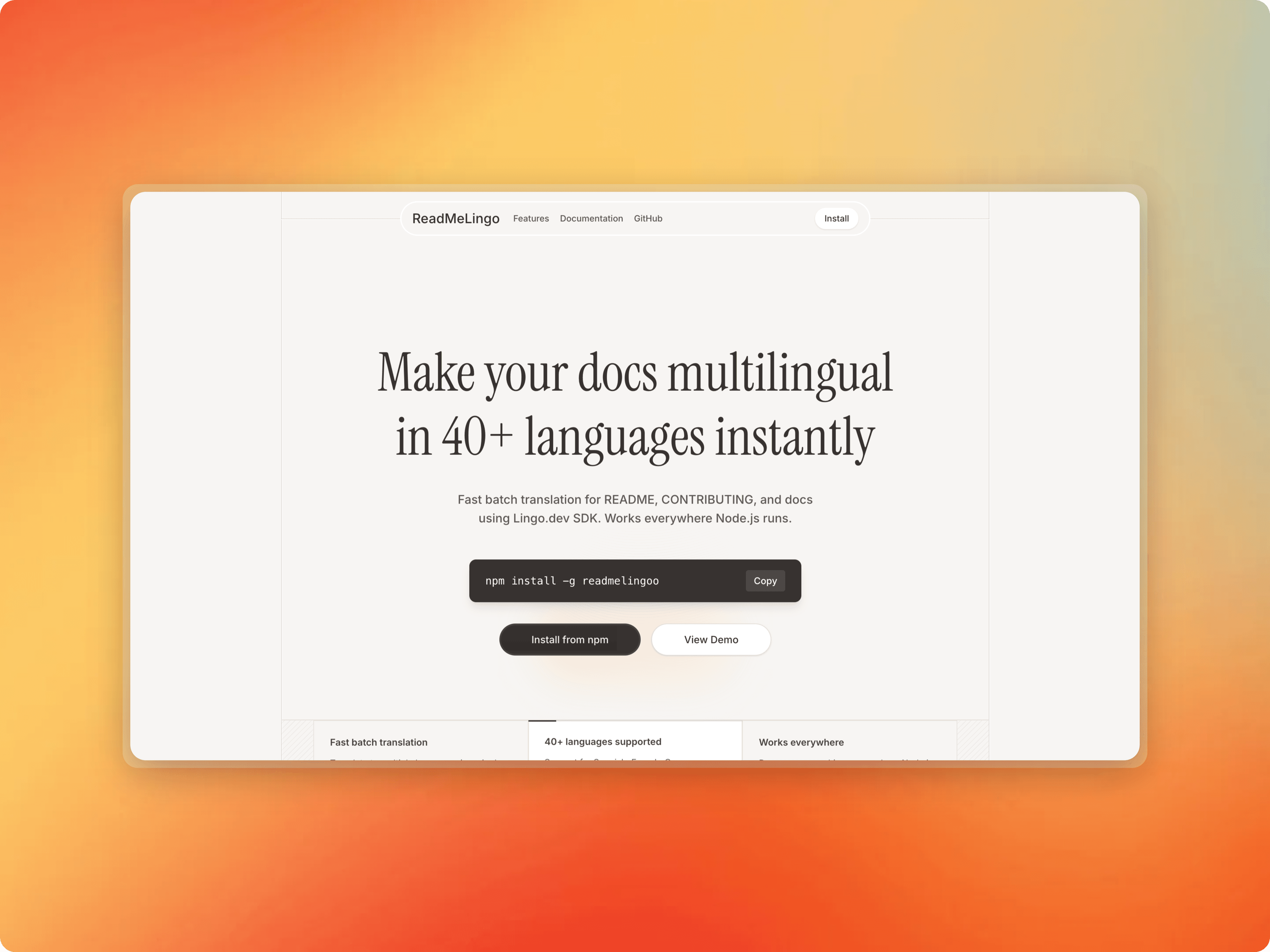 Readmelingo project cover